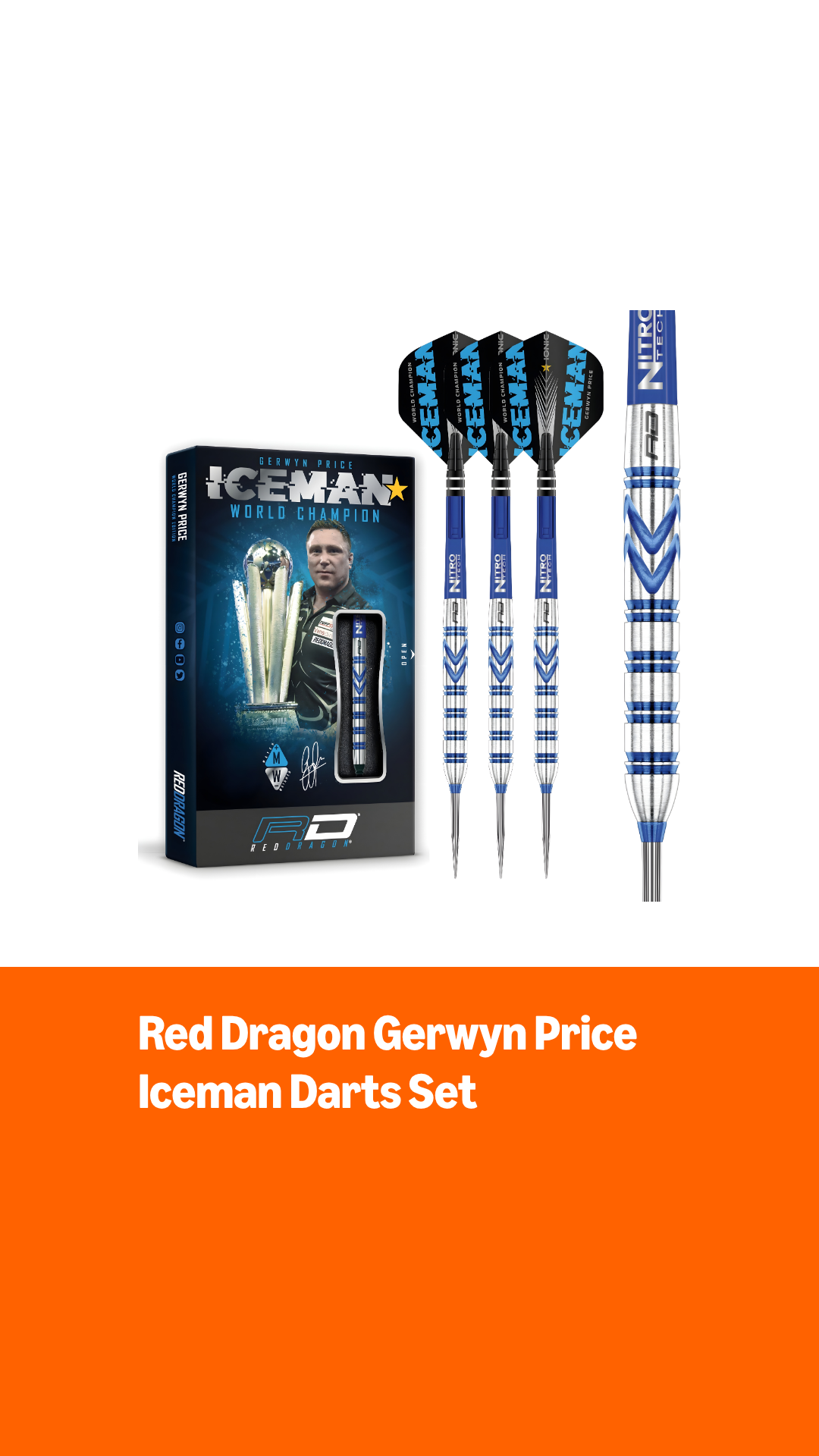 Red Dragon Gerwyn Price Iceman Originals 23 Gram Professional